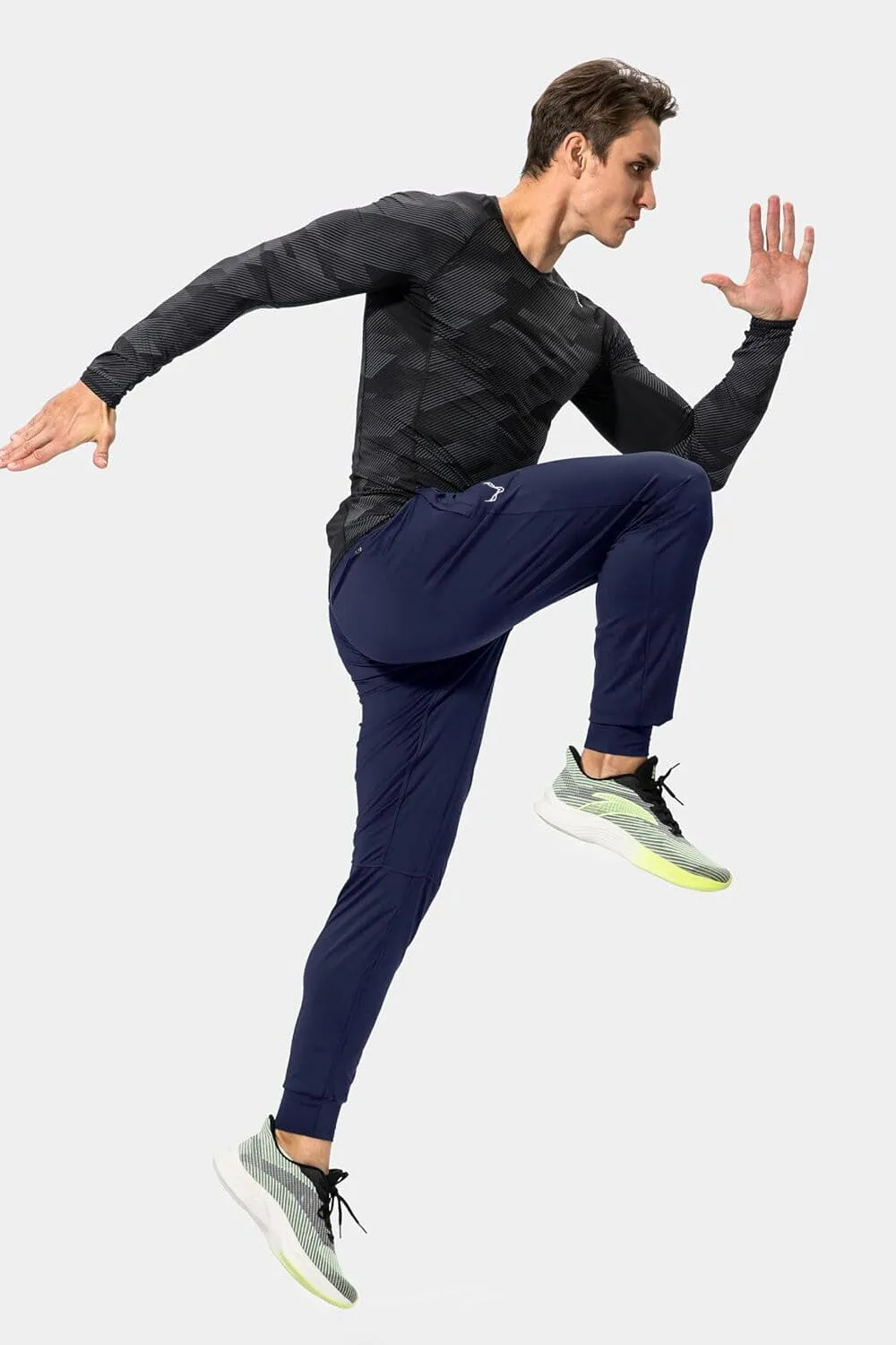 Polo Athletica Men's Tapered Sweatpants with Zipper Pockets