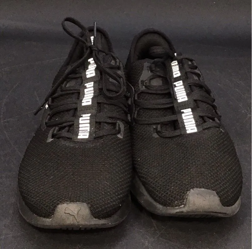 PUMA Men's Tropus 193159-01 Black Athletic Shoes - Size 7.5