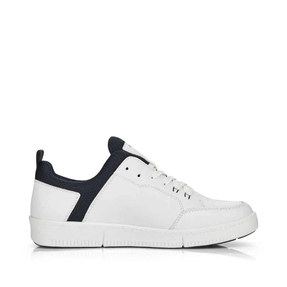Rieker Men's Tennis Sneakers- White/ Navy