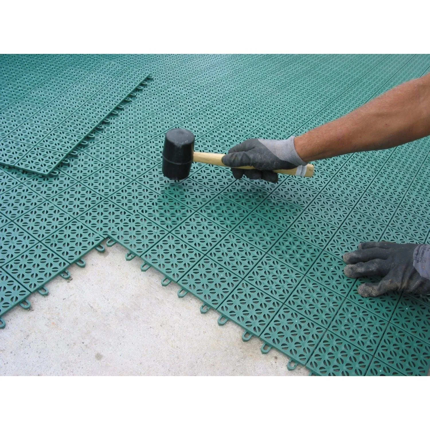 Riverstone | MONT 12' Greenhouse Interlocking Flooring System - 31 Tiles Kit