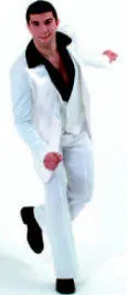 Saturday Night Fever Costume / John Travolta / 1970s Disco Costume