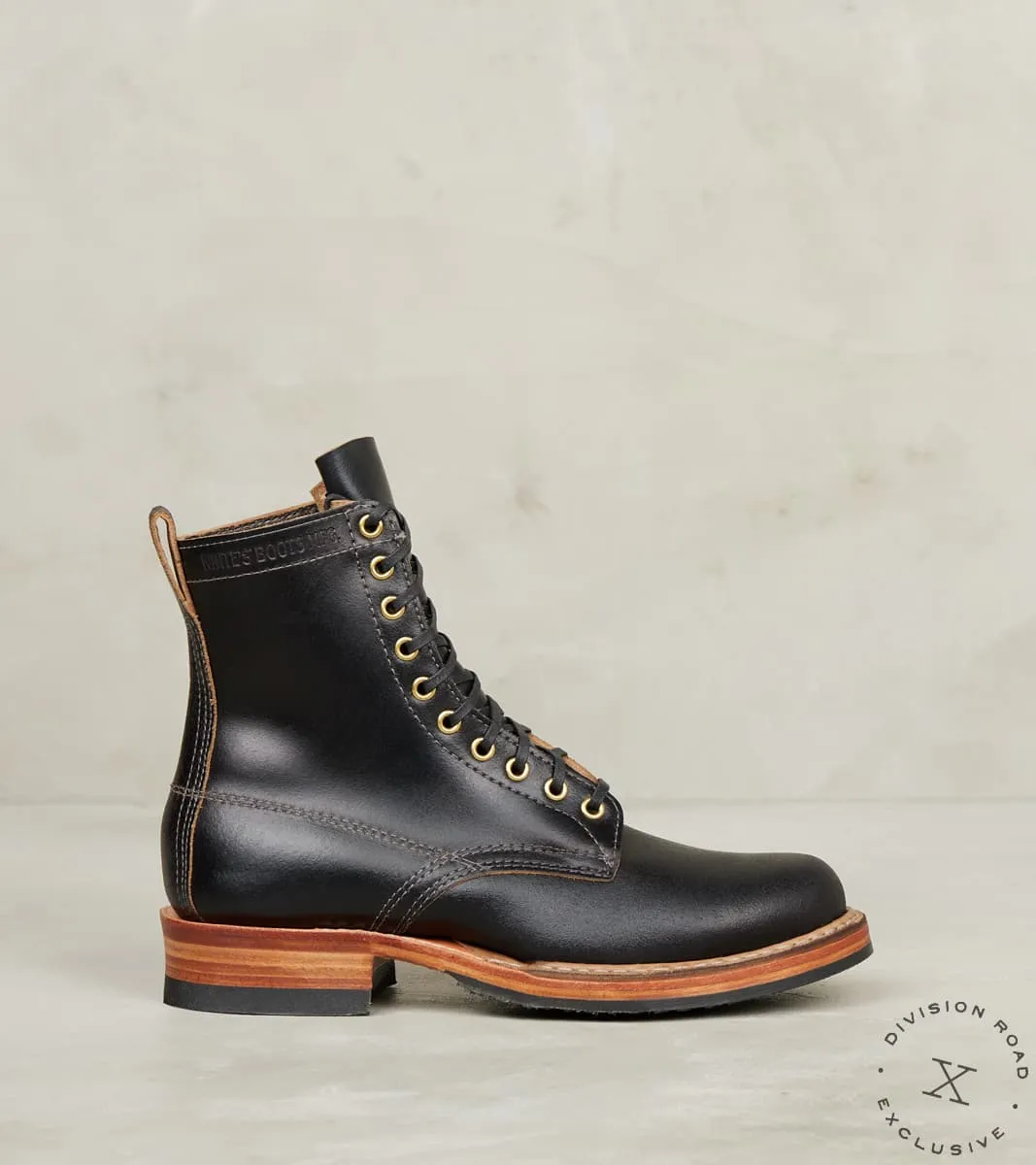 Semi-Dress 375 - 55 - Half Comp - Horween Black Waxed Flesh