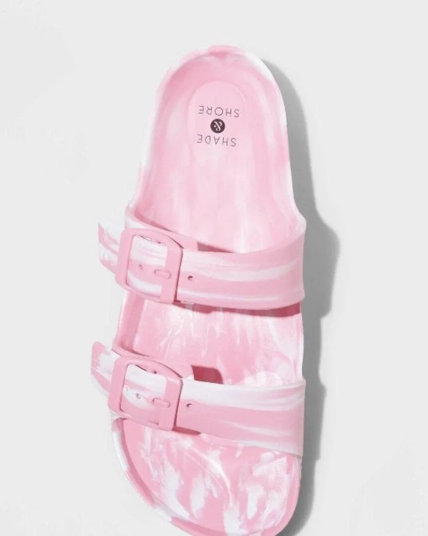 SHADE & SHORE -  Neida EVA Two Band Slide Slippers