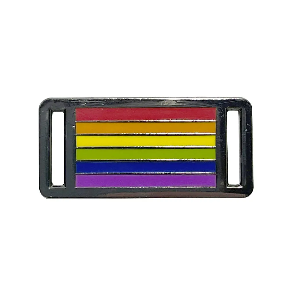 Shoelace Tags - Gay Pride Rainbow Flag