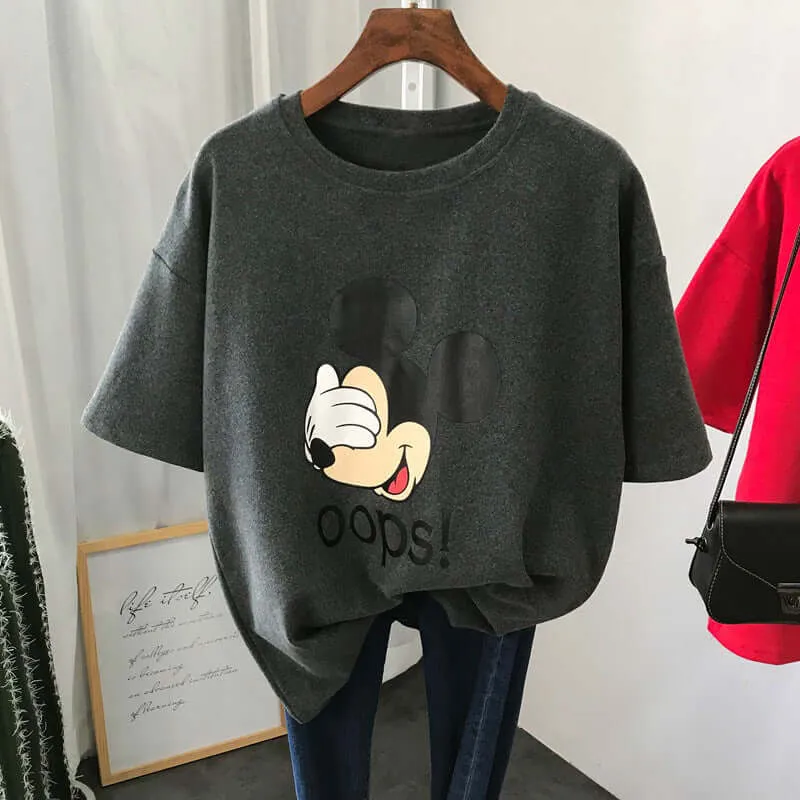 Short-sleeved 2021T shirt female port, retro shot, red fashion foreign gas, ladies, Hong Kong