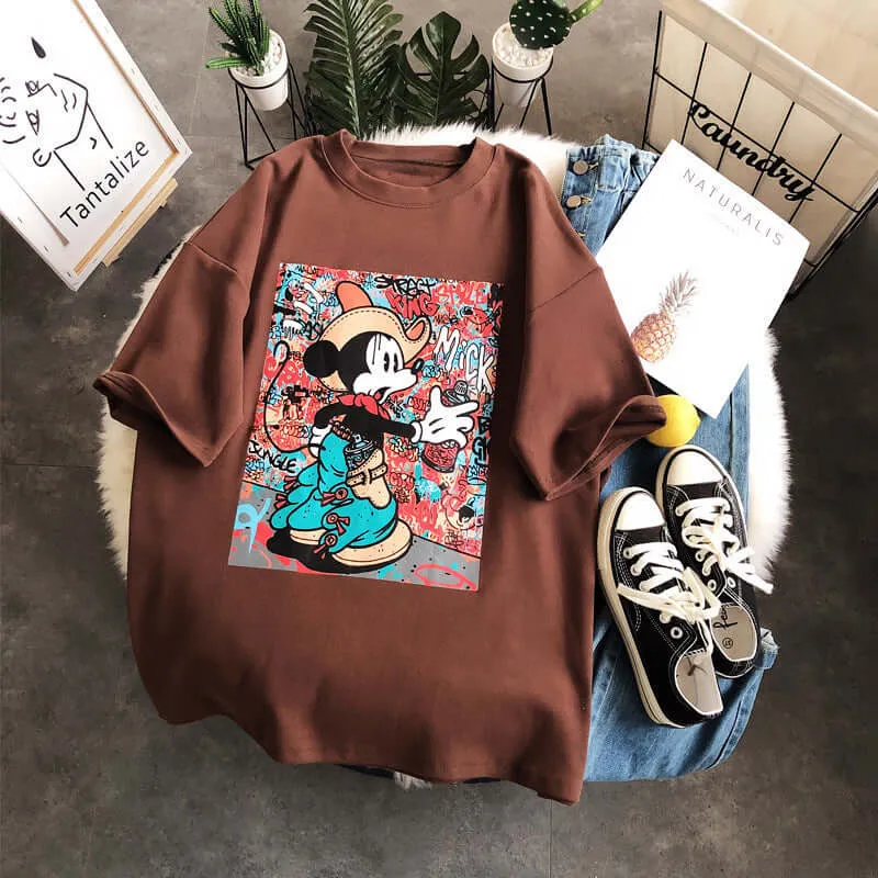 Short-sleeved 2021T shirt female port, retro shot, red fashion foreign gas, ladies, Hong Kong
