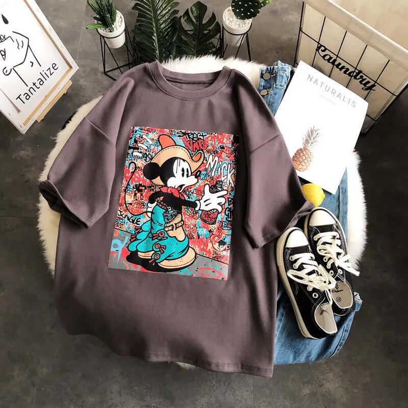 Short-sleeved 2021T shirt female port, retro shot, red fashion foreign gas, ladies, Hong Kong