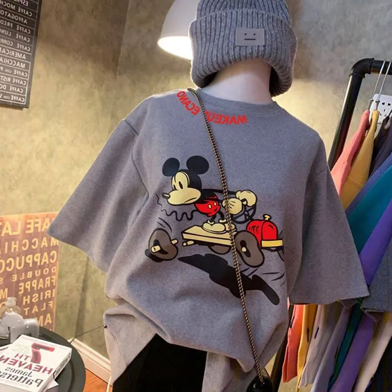 Short-sleeved 2021T shirt female port, retro shot, red fashion foreign gas, ladies, Hong Kong