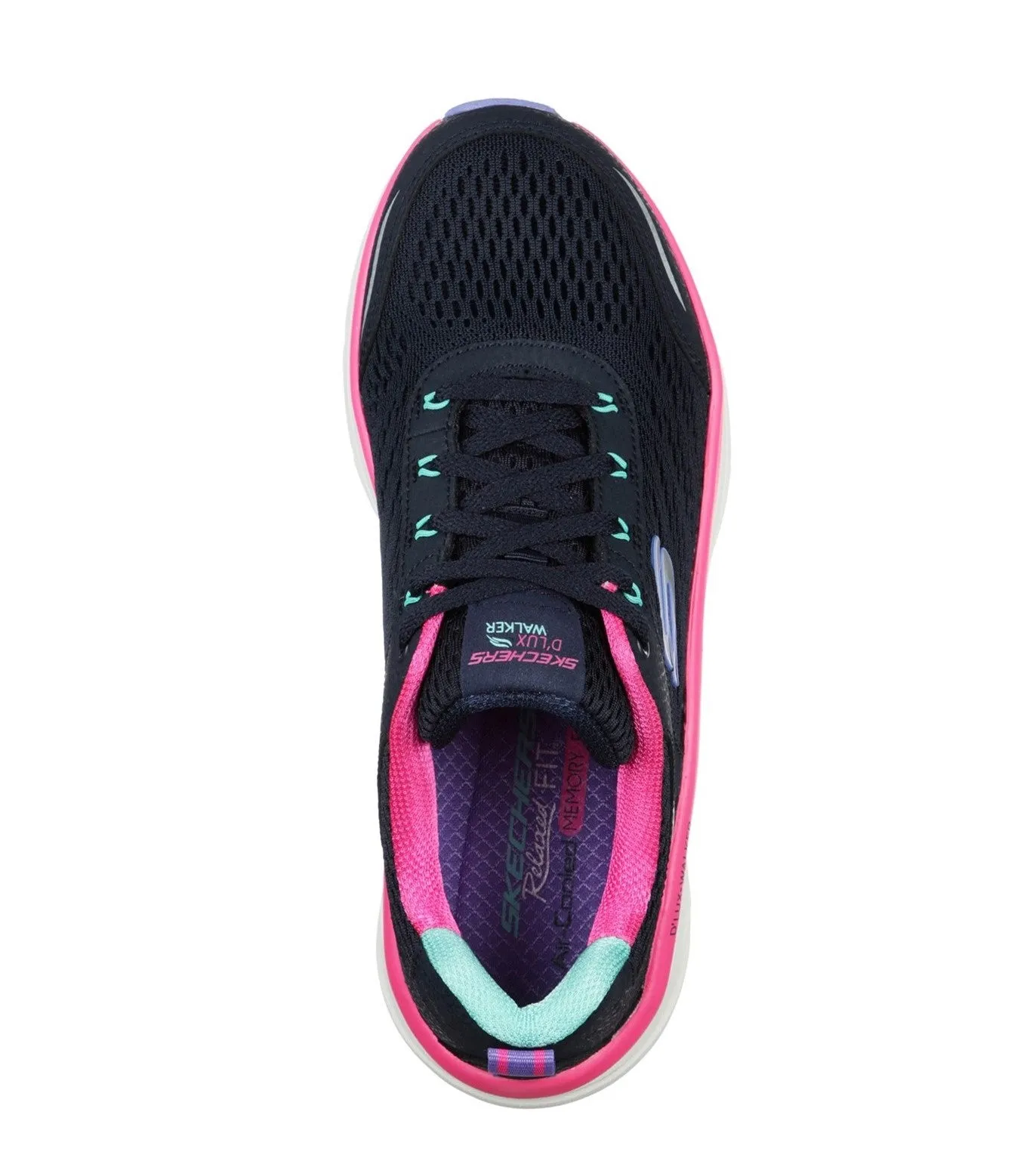 Skechers 149023 Relaxed Fit®: D'Lux Walker Infinite Motion Womens Lace Up Trainer
