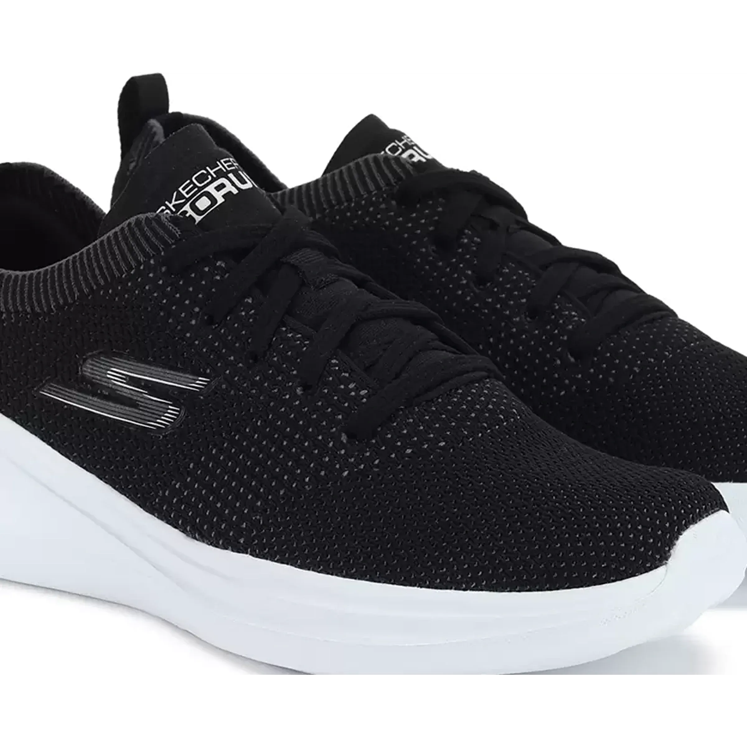 SKECHERS GO RUN FAST - RAPID Running Shoes For Women  (Black) (17616-BKW)