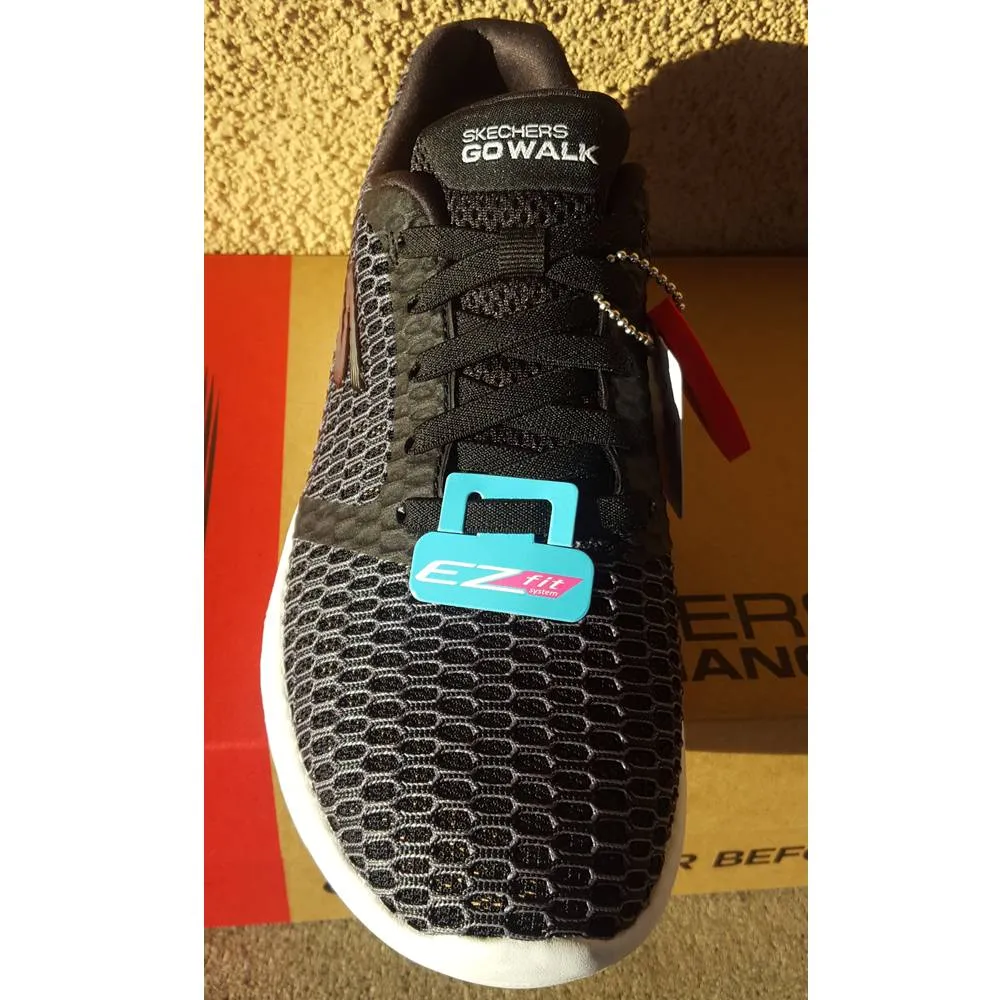 SKECHERS GOWALK JOY SHOES Black/White Final Clearance Sale