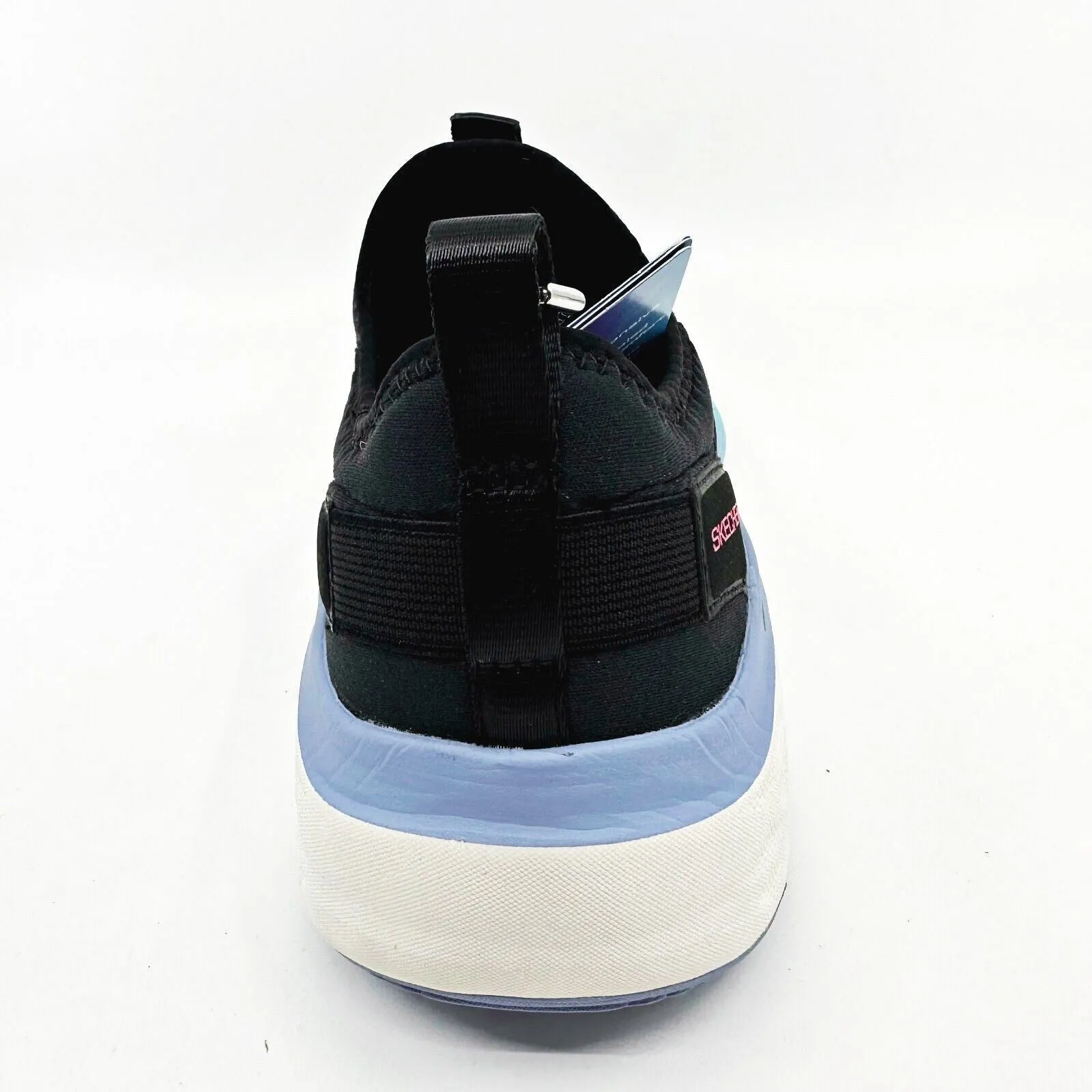 Skechers Max Cushioning Delta Black Blue Womens Size 7 Athletic Shoes
