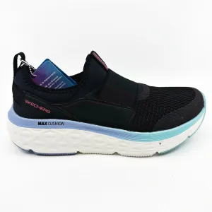 Skechers Max Cushioning Delta Black Blue Womens Size 7 Athletic Shoes