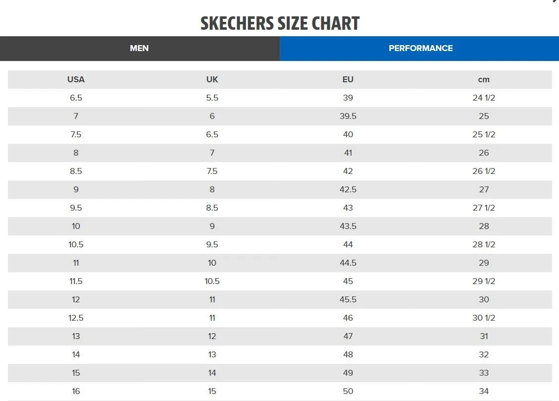 Skechers Men's Glide-Step Fasten Up Sneaker shoes in Black in UK 6 to UK 13