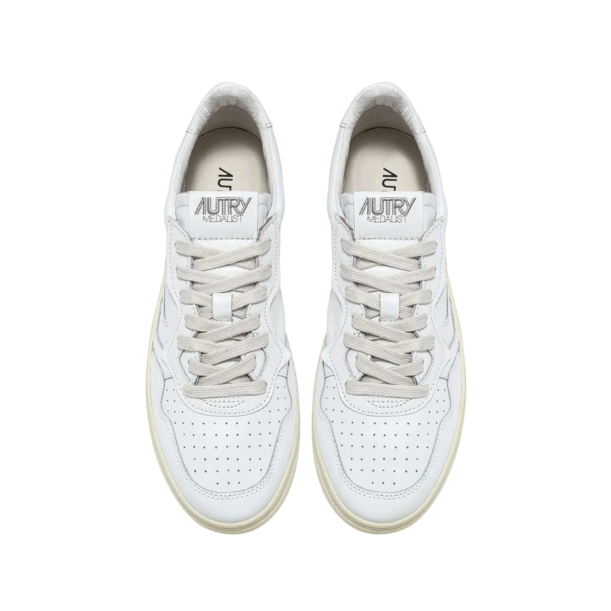 Sneakers Uomo Medalist Low in pelle bianca