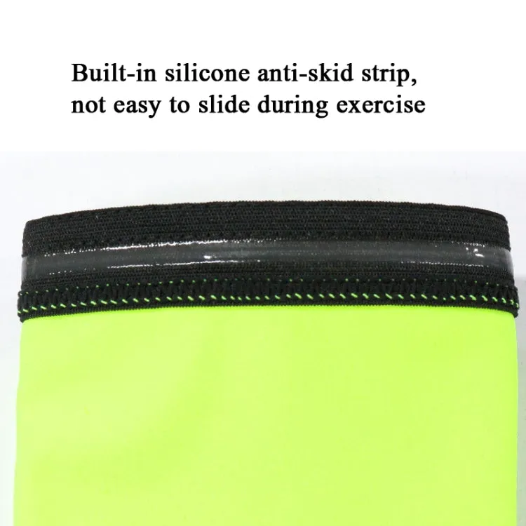 Sports Wrist Guard Arm Sleeve Outdoor Basketball Badminton Fitness Running Sports Protective Gear, Specification:  M (Fluorescent Green)