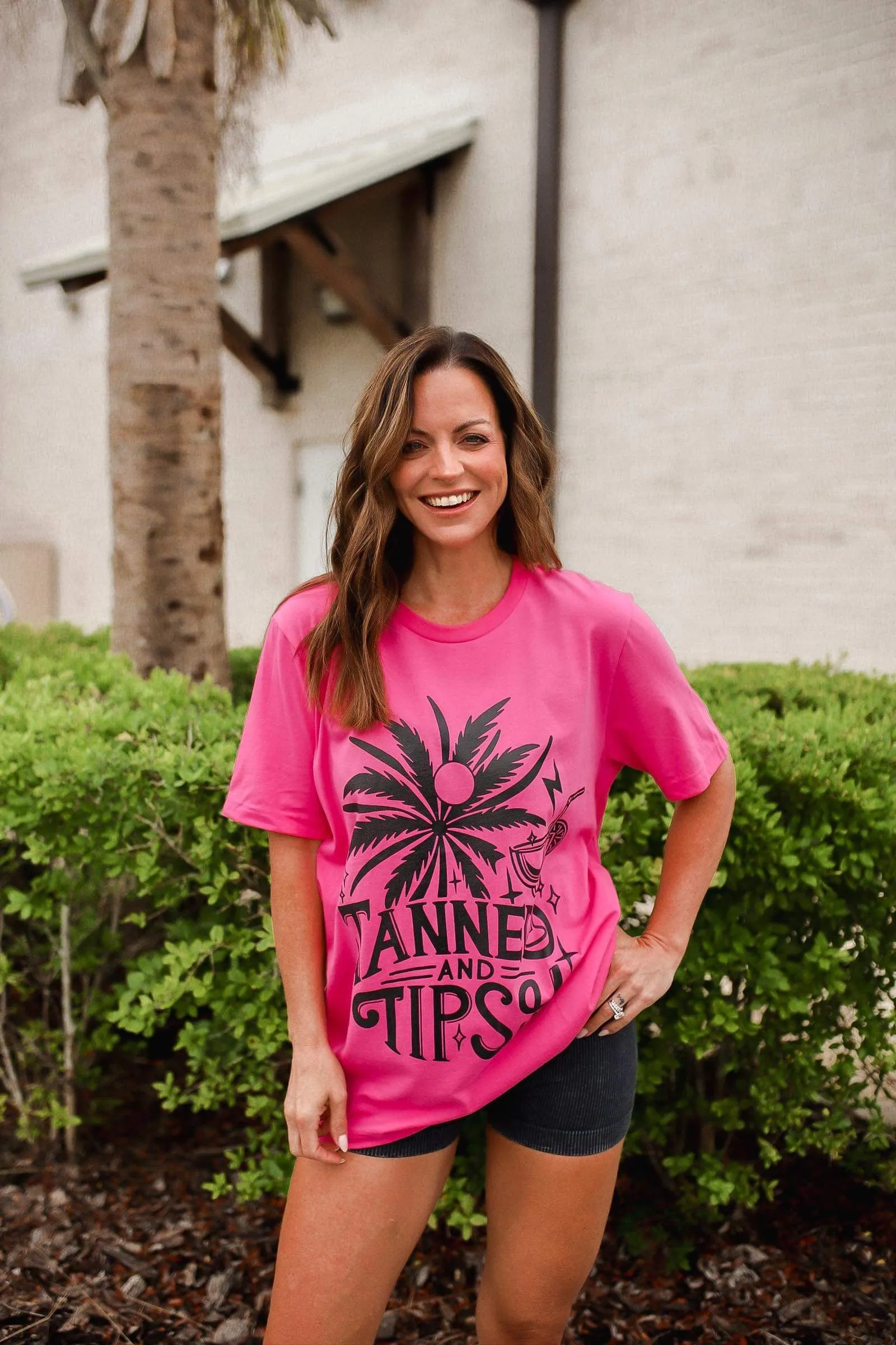 Tanned And Tipsy Unisex Jersey Short Sleeve Tee
