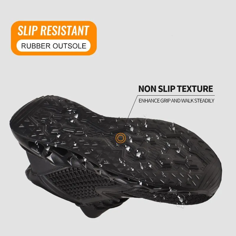 TFWMGV K306 Puncture-Resistant Anti-Slip Comfortable Steel Toe Shoes