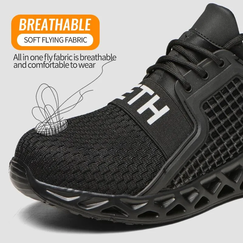 TFWMGV K306 Puncture-Resistant Anti-Slip Comfortable Steel Toe Shoes