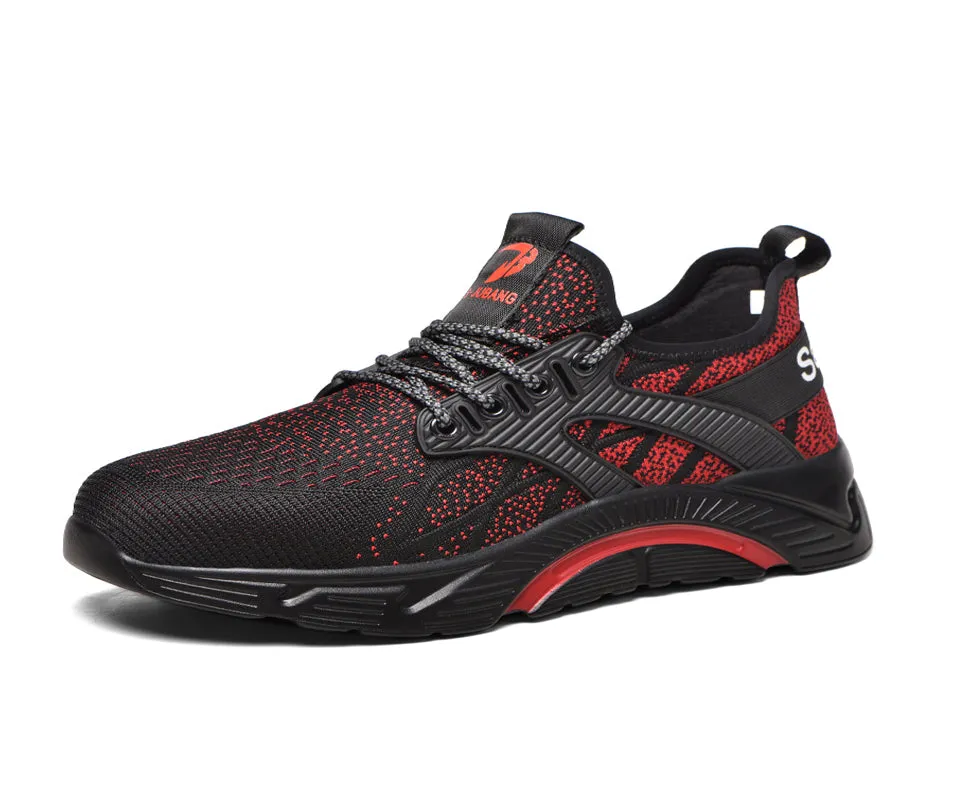 TFWMGV™K662 Breathable Anti-smashing non slip Steel Toe Work Shoes