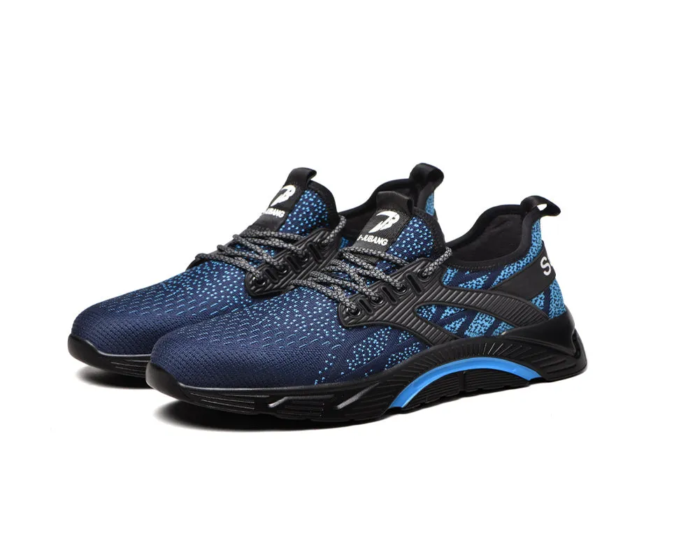 TFWMGV™K662 Breathable Anti-smashing non slip Steel Toe Work Shoes