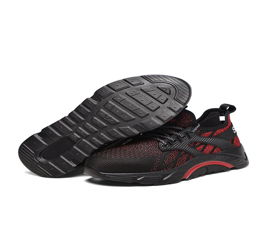 TFWMGV™K662 Breathable Anti-smashing non slip Steel Toe Work Shoes