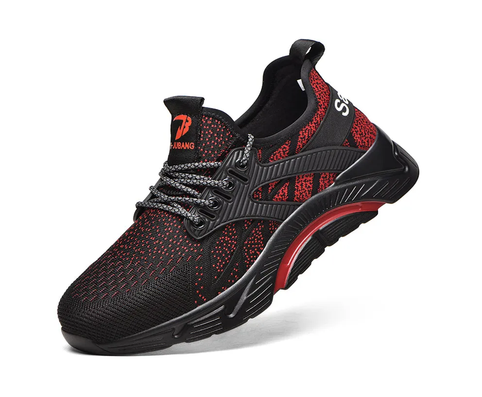 TFWMGV™K662 Breathable Anti-smashing non slip Steel Toe Work Shoes
