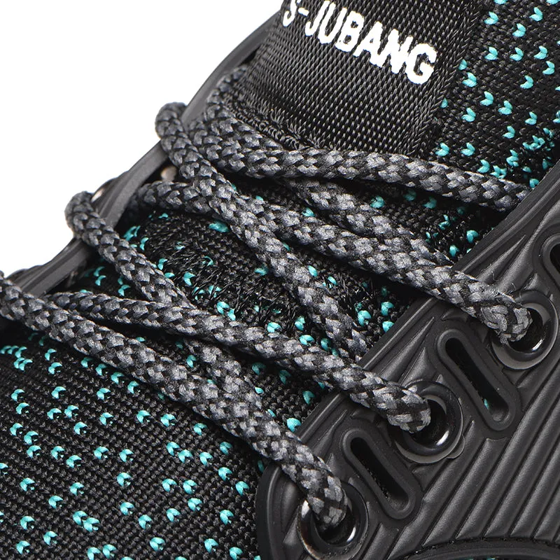TFWMGV™K662 Breathable Anti-smashing non slip Steel Toe Work Shoes
