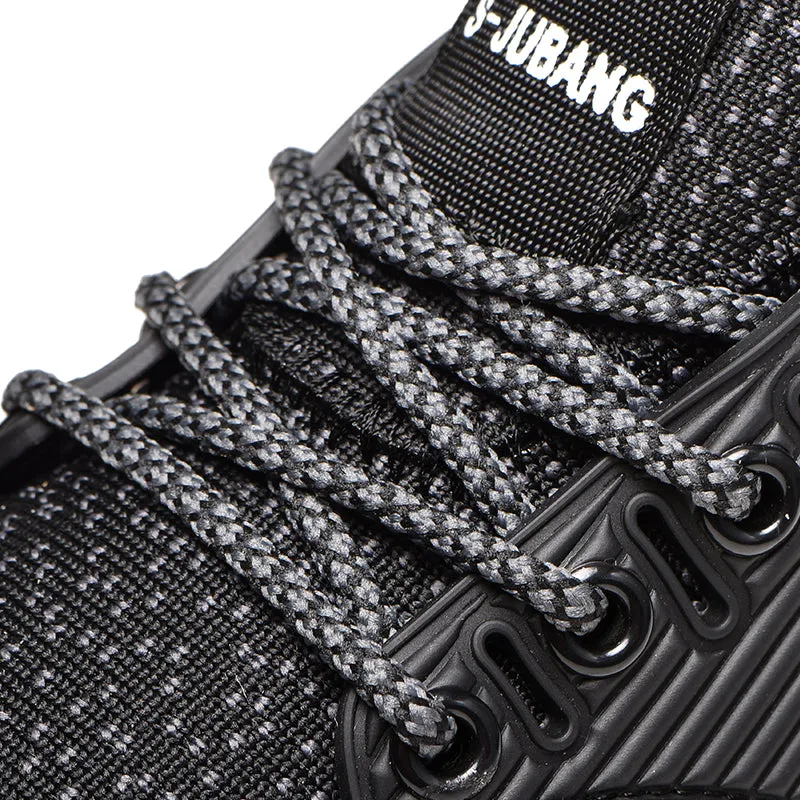 TFWMGV™K662 Breathable Anti-smashing non slip Steel Toe Work Shoes