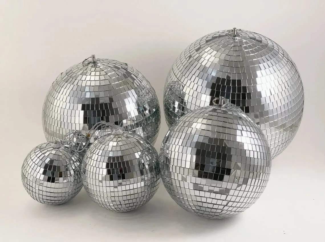 The Decor Affair 1 Pcs Disco Ball with Hanging Swivel,Mirror Ball (Multiple Sizes) (6 Inch).