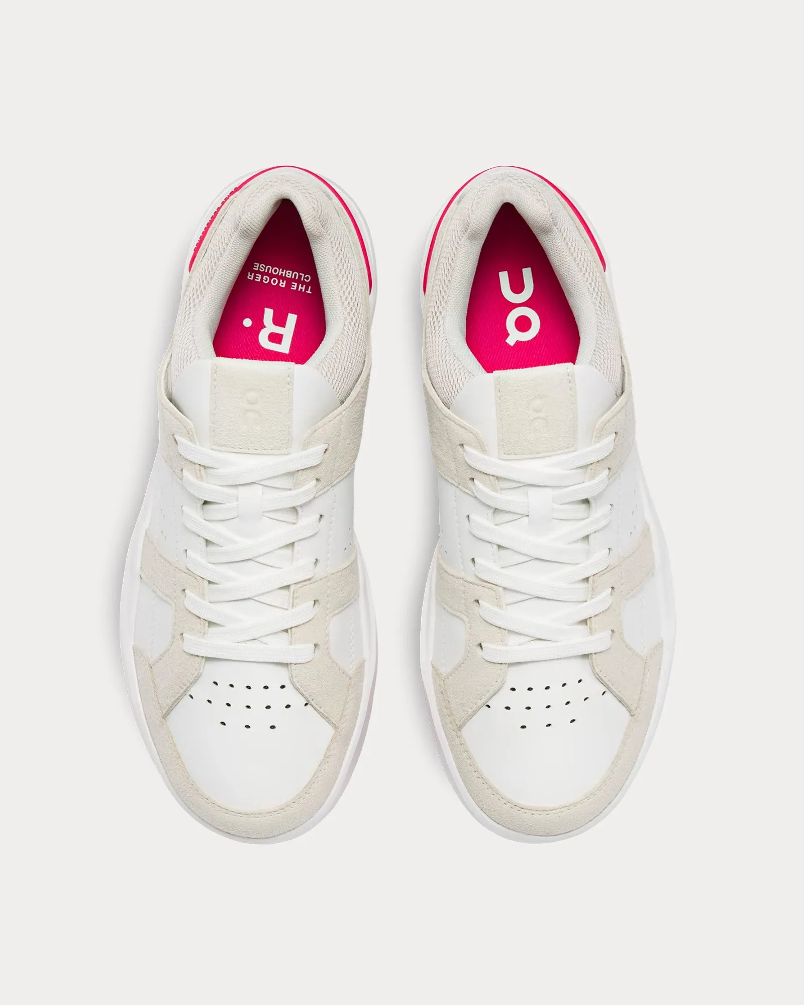 THE ROGER Clubhouse Sand / Cerise Low Top Sneakers