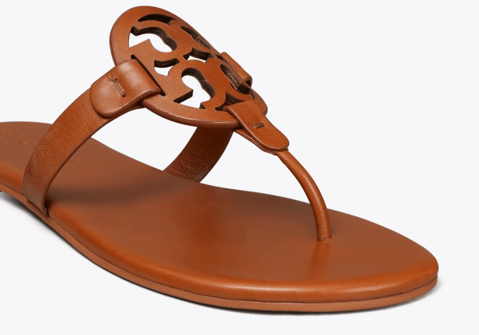 TORY BURCH - Miller Soft Sandals Bourbon Miele