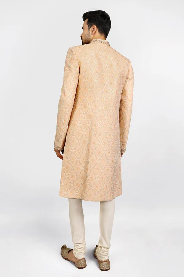 Traditional Damask Sherwani - Tanvir