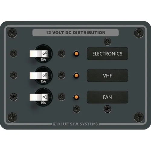 Traditional Metal DC Panel - 3 Positions