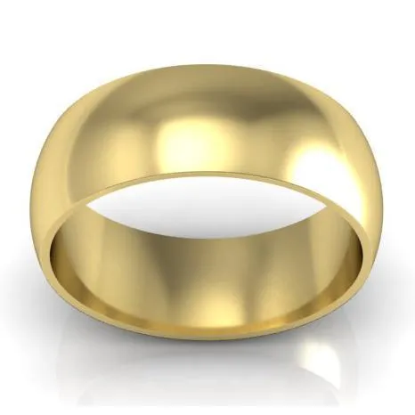 Traditional Wedding Ring 8mm