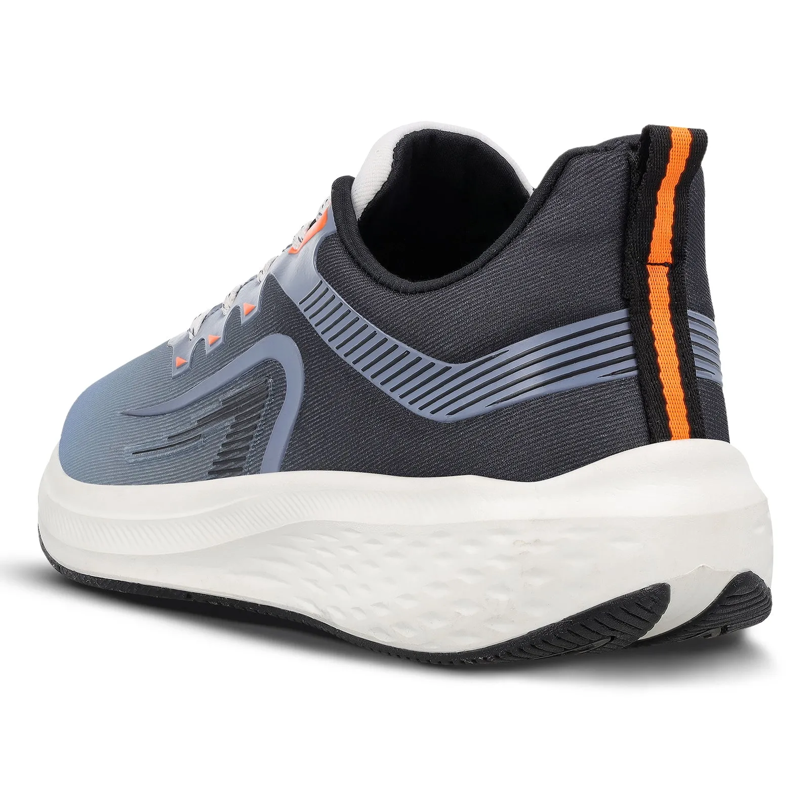 TYGA Men's Lace-up Sports Shoe - Black Aqua