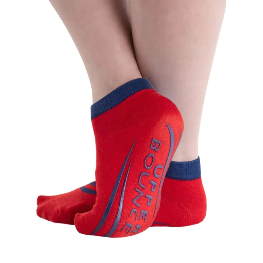 Upper Bounce Non-Slip Trampoline Ankle Socks - Blue for Kids: Ages 7 to 10 Years