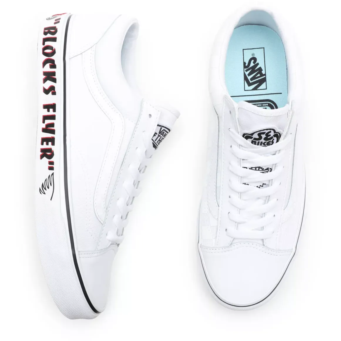 Vans Unisex Style 36 SE Bikes Shoes - White Reflective
