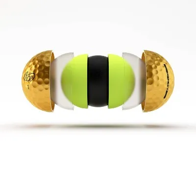 Vice Pro Plus Golf Balls - Gold