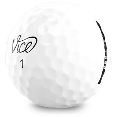 Vice Pro Soft Golf Balls - White