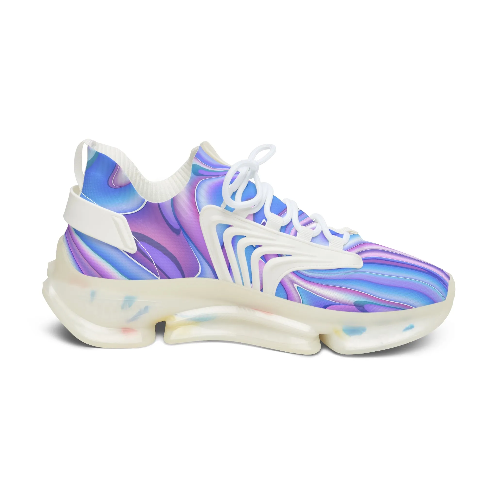 Violet Pastel Women's Mesh Sneakers