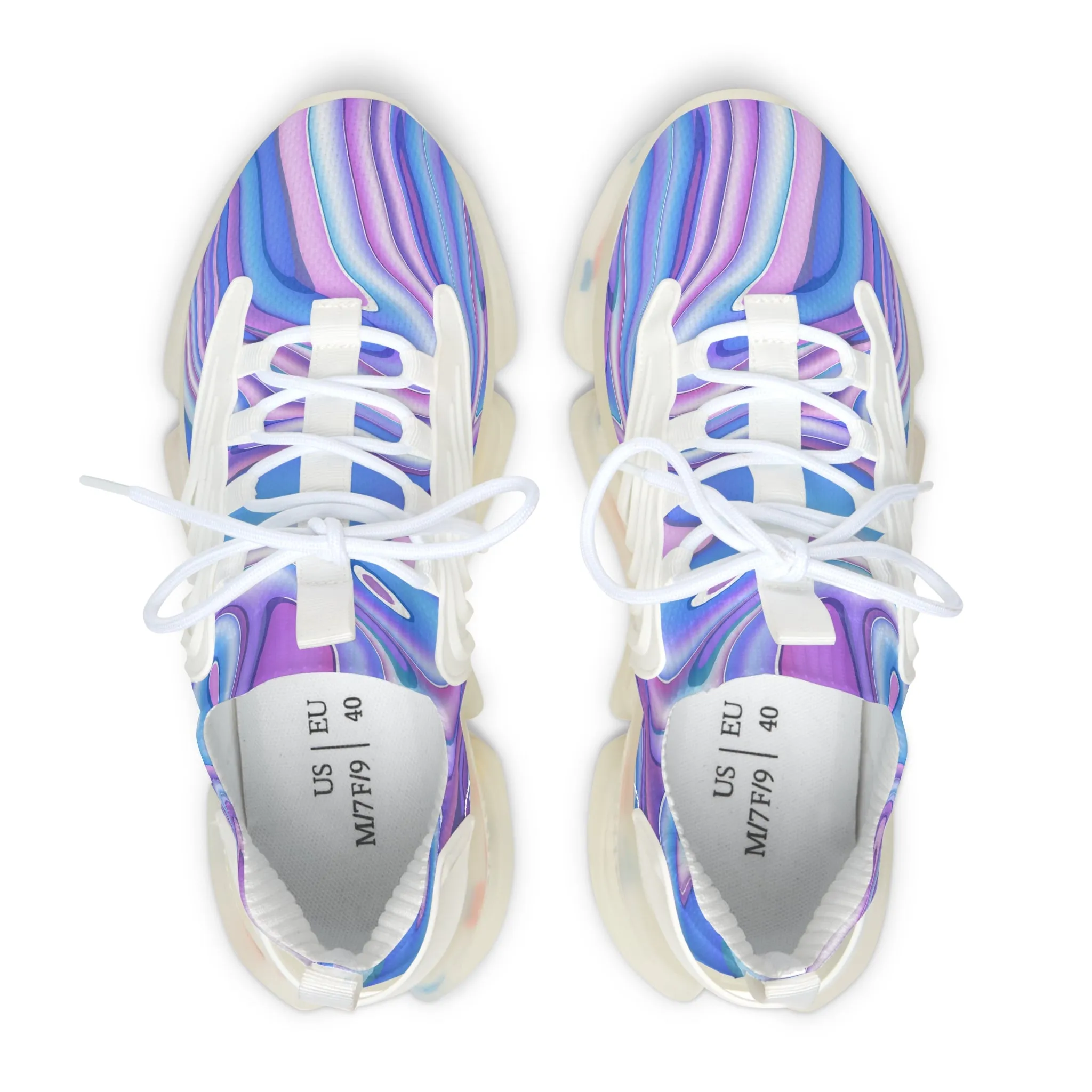 Violet Pastel Women's Mesh Sneakers