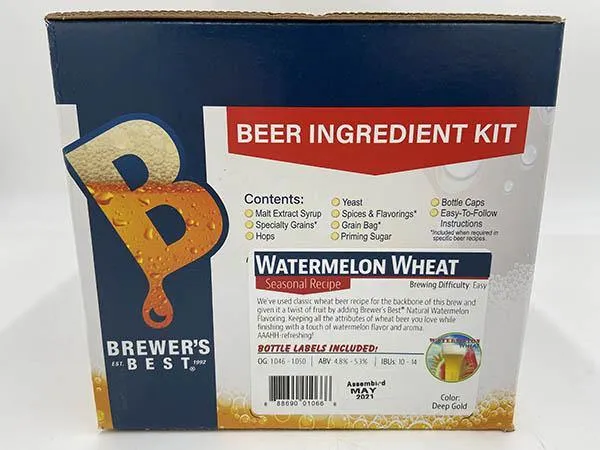 Watermelon Wheat Brewer's Best Ingredients Kit