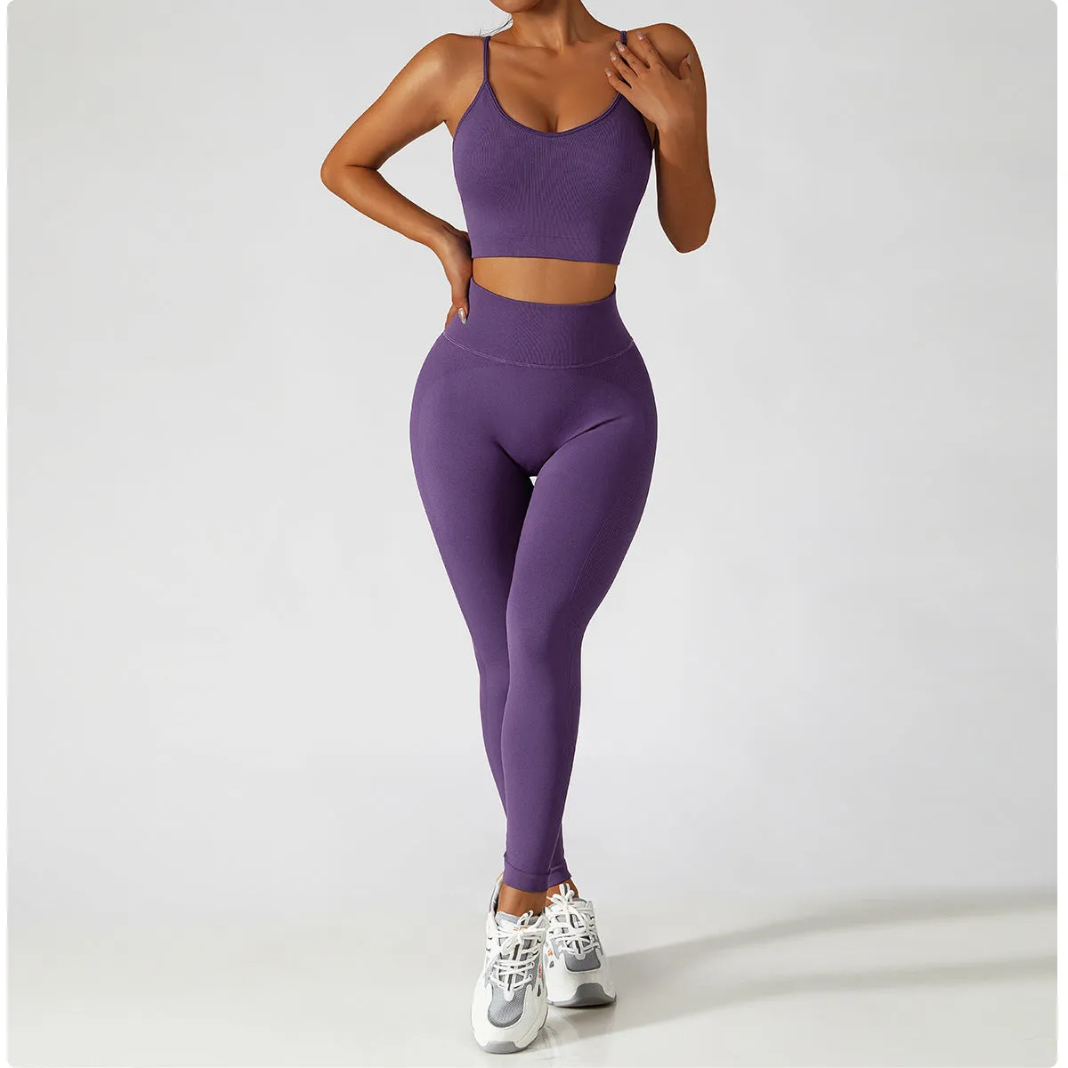 Wholesale Seamless Ladies Yoga Crop Top