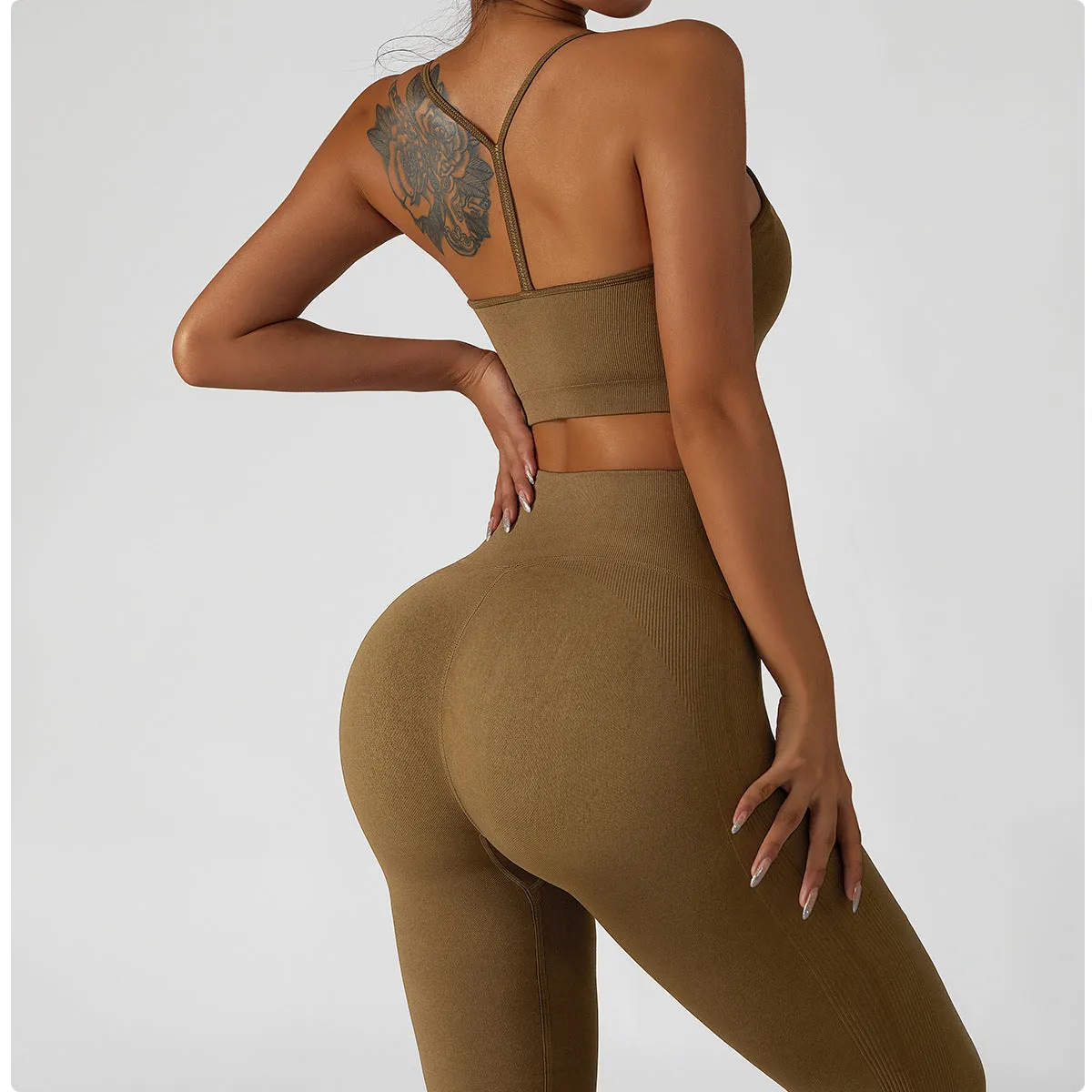 Wholesale Seamless Ladies Yoga Crop Top