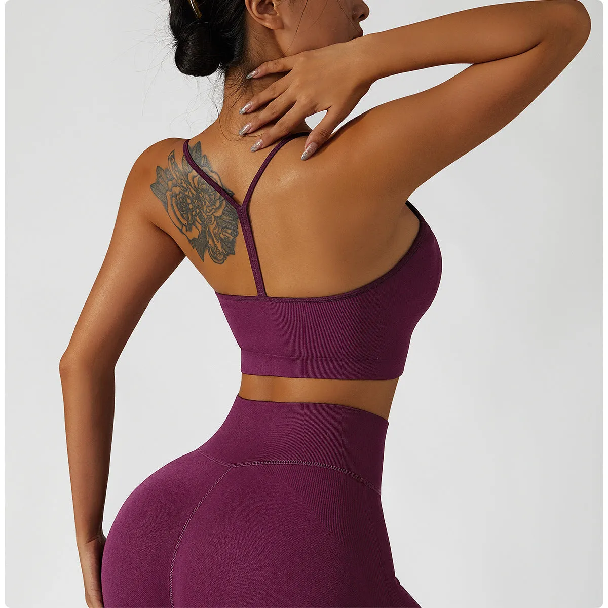 Wholesale Seamless Ladies Yoga Crop Top