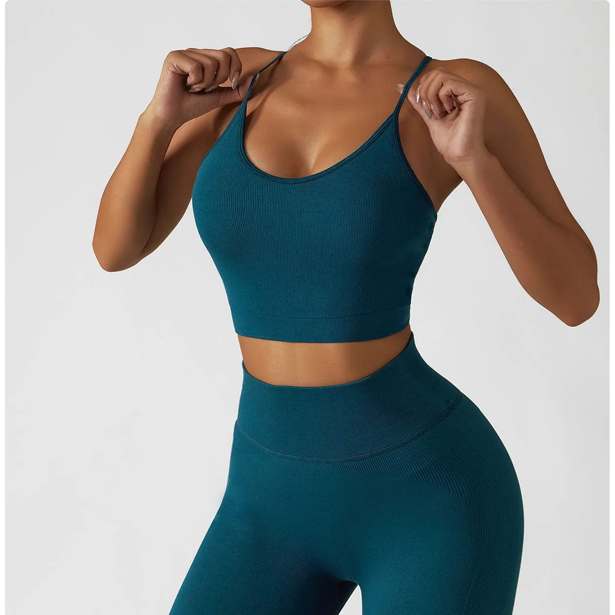 Wholesale Seamless Ladies Yoga Crop Top