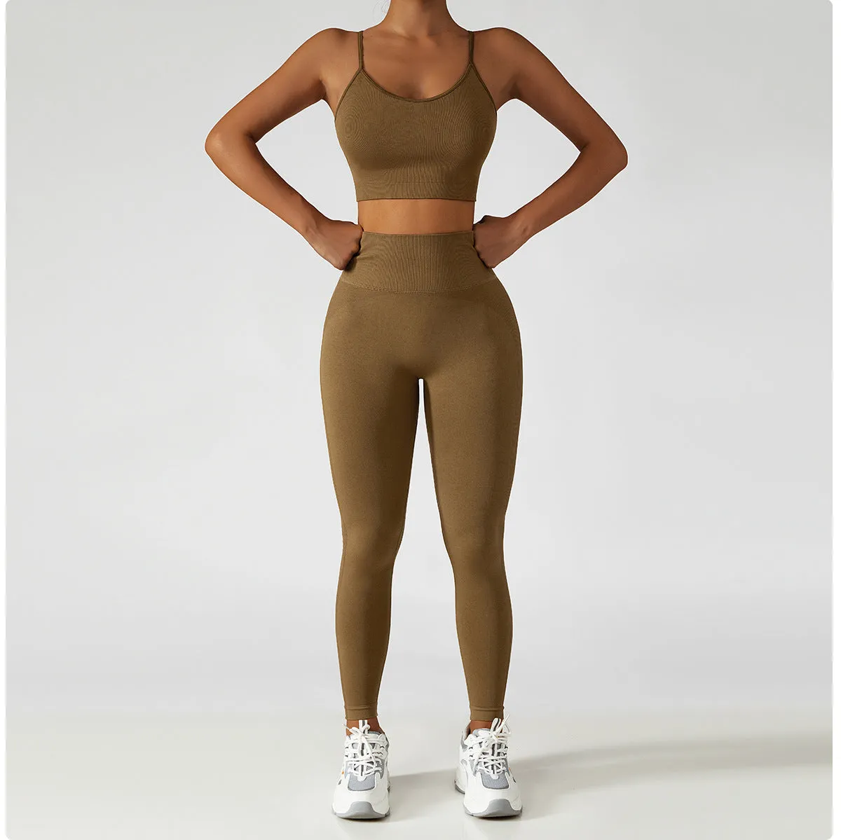 Wholesale Seamless Ladies Yoga Crop Top