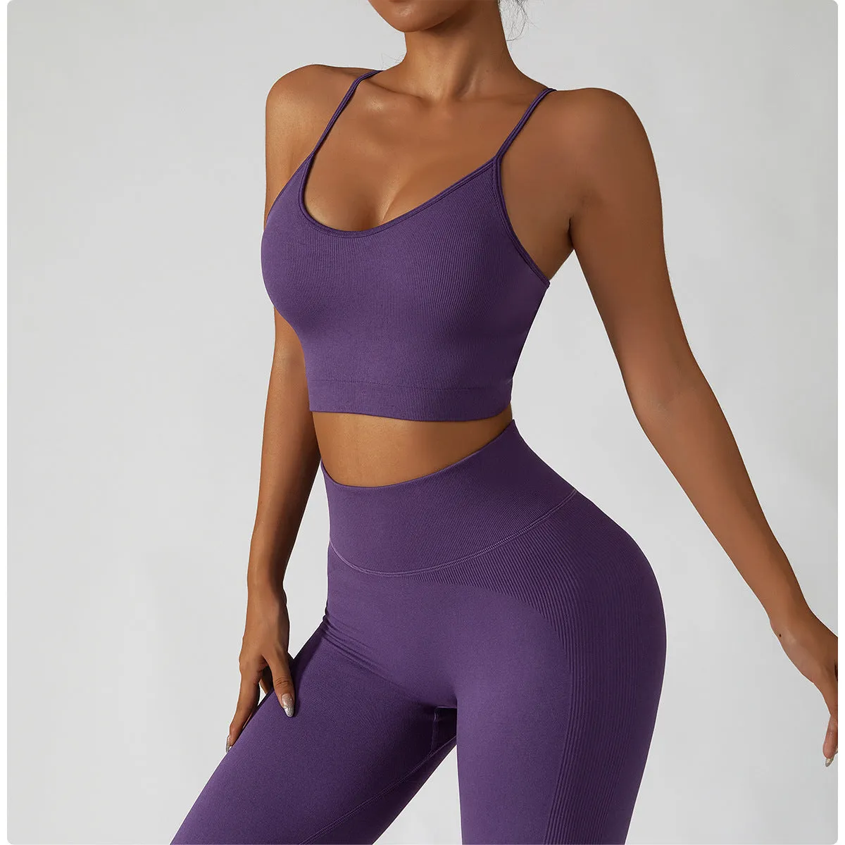 Wholesale Seamless Ladies Yoga Crop Top