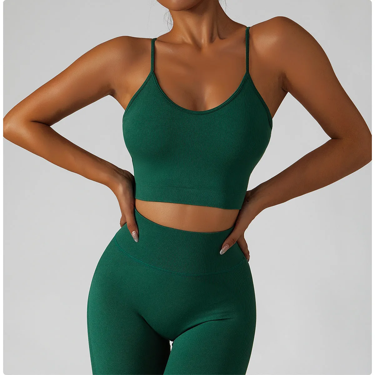 Wholesale Seamless Ladies Yoga Crop Top